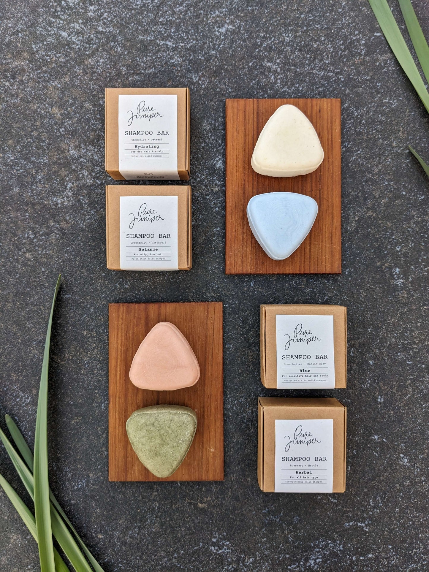 Șampon solid Pure Juniper - sampon solid premium - ingrijire delicata a parului